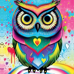 Yazz Pop-art Owl - 1023 Teile