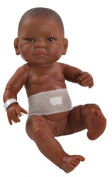 Paola Reina Baby Doll boy with navel band - 45cm multicultural toy