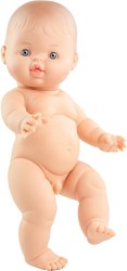 Paola Reina baby doll Gordi boy white - 34 cm vinyl doll