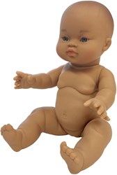 Paola Reina baby doll Gordi girl tanned vinyl 34cm toy