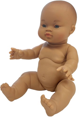 Paola Reina baby doll Gordi girl tanned vinyl 34cm toy