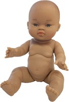 Paola Reina baby doll Gordi girl tanned vinyl 34cm toy-2