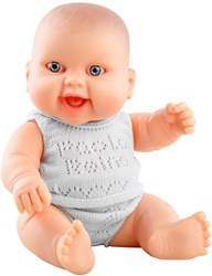 Paola Reina doll baby doll white girl with underwear and smiling face