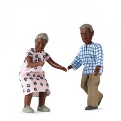 Lundby dollhouse figures grandparents Billie - dollhouse toy set