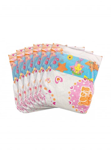 Heless doll diapers baby doll accessories 6 pieces 28-35cm multicolor