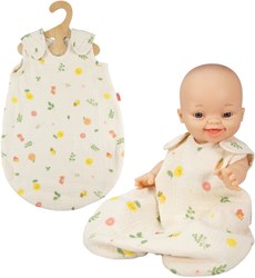 Heless doll sleeping bag organic cotton fruit print 2835cm