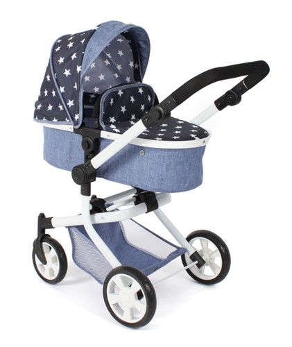 Bayer Chic Poppenwagen Mika combi (navy sterren)