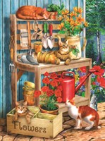 SunsOut puzzle Potting Table - 1000 pieces jigsaw puzzle