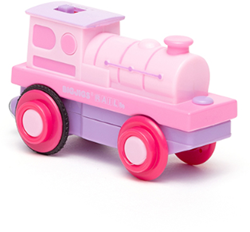 Bigjigs Powerful Pink Loco (Battery Operated) (6)