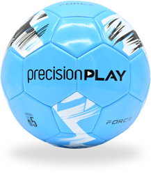 PrecisionPLAY football Force fluo blue-white-black size 3 durable