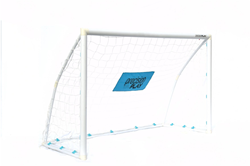 PrecisionPLAY Quick Net Garden Football Goal - 6 x 4 ft - durable plastic