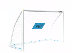 PrecisionPLAY Quick Net Garden Football Goal - 8 x 6 ft - plastic