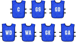 Precision netball training bibs set - mesh bibs adults youths