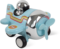 Tiger Tribe airplane toy Presto Plane Lofty blue plastic