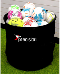Precision ball bin storage basket black 80x75cm football organizer