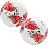Precision football training FIFA Basic ball white red grey black size 3