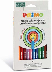 Primo Primo - 12 Jumbo Kleurpotlood Ã˜5.5 mm in Doos