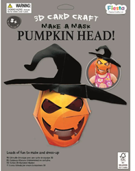 Fiesta Crafts >Pumpkin 3D Mask Card Craft