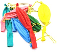 Globos punch balloon toy with elastic - colorful balloons