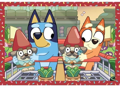 Clementoni puzzle Bluey 4-in-1 cardboard kids puzzle age 3+-2