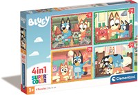 Clementoni puzzle Bluey 4-in-1 cardboard kids puzzle age 3+