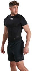Canterbury Protection Vest Rugby Black/White/Silver Large - Extra Comfort