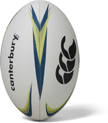 Canterbury rugby ball Mentre white lime blue size 5 training ball