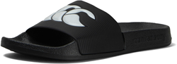 Canterbury slider shower sandal black white - comfortable unisex slides