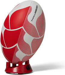 Canterbury rugby ball Thrillseeker white red size 5 training ball