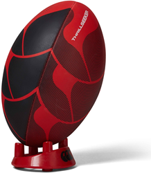 Canterbury rugby ball Thrillseeker red black size 5 durable grip