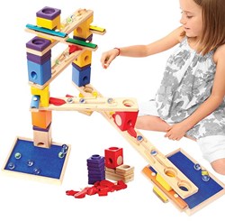 Hape Quadrilla wooden marble run Music Motion with musical elements