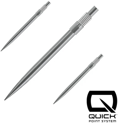 Harrows dart points Quickpoints silver 35mm - set of 3 for darts