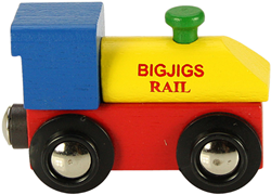 Bigjigs letter train locomotive