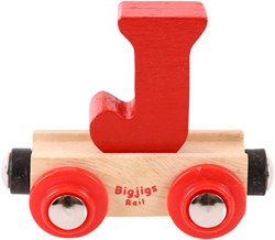 Bigjigs letter train J