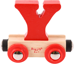 Bigjigs letter train Y