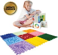 Ortoto Sensory Massage Puzzle Mats Grass box 8 pieces-2