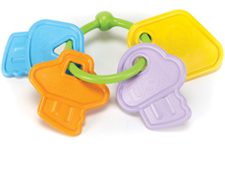 Green Toys rattle keys baby sustainable toy