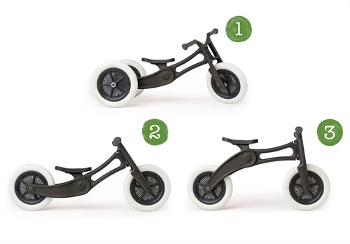 Wishbonebike loopfiets 3 in 1 bike Recycled Planet Happy ENG