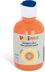 Primo Ready-to-use FLUO poster paint, bottle 300 ml with flow control cap orange