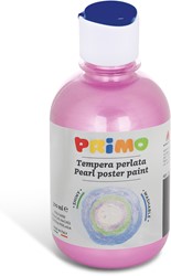 Primo ready-to-use PEARLESCENT poster paint, bottle 300 ml with flow cap pink