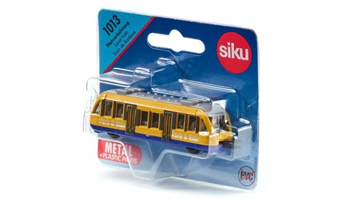 Siku toy train local train red plastic scale model-2
