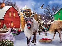 SunsOut puzzle Reindeer Farm - 1000 pieces jigsaw puzzle