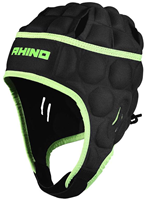 Rhino head guard Senator rugby black-green medium comfort