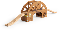 BigJigs wooden train Rickety Bridge - Wild West bridge accessory