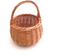 Hollie rattan toy basket without lining multicolor