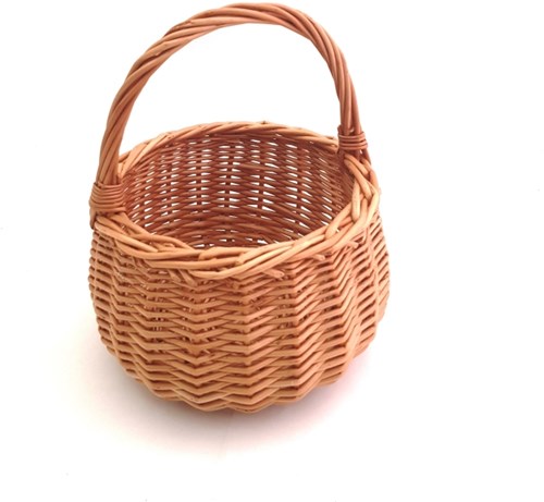 Hollie rattan toy basket without lining multicolor