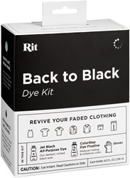 Rit fabric dye Back to Black set - dye clothes black