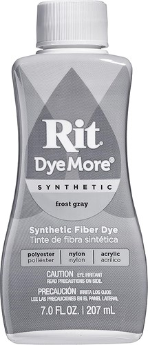 Rit synthetic fabric dye Frost Gray 207ml - dye for polyester