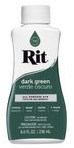 Rit fabric dye dark green - liquid universal dye 236ml