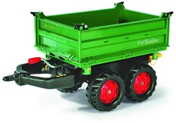Rolly Toys trailer Megatrailer green for pedal tractor toy